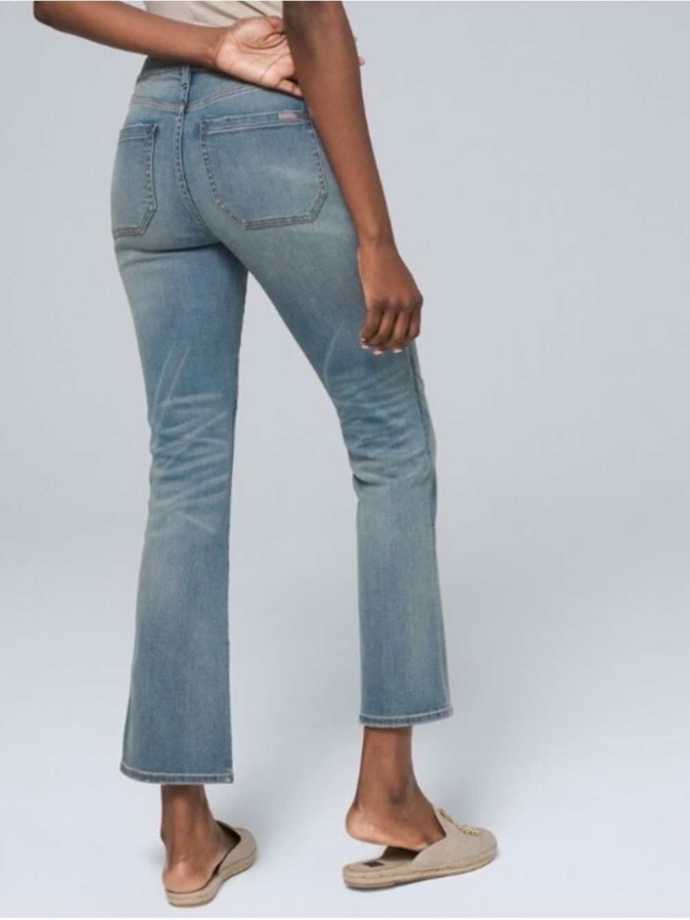 New! White House | Black Market High-Rise Everyday Soft Flare Crop w/Nvl Pockets